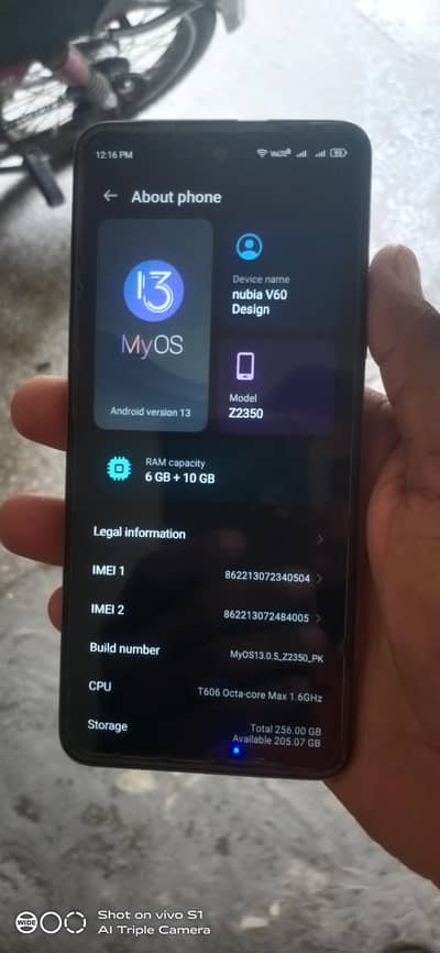 Zte Nubia V60