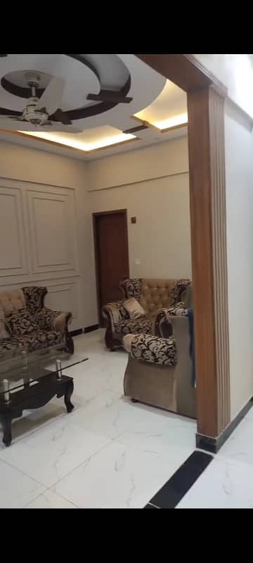 In North Nazimabad - Block D Of Karachi, A 120 Square Yards Upper Portion Is Available