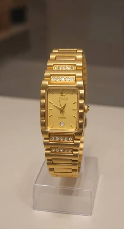 Original LOBOR 23K Gold plated watch LB10545