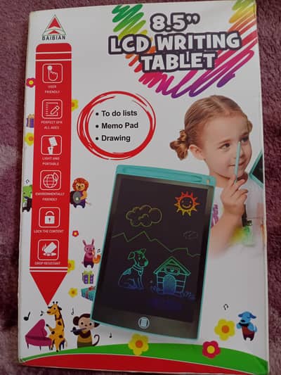 8.5" LCD Writing Tablet for Kids – Drawing & Memo Pad