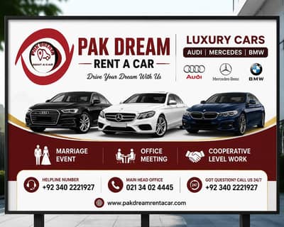 Rent A Car Karachi–With Driver | Luxury Rent A Car Service DHA Karachi