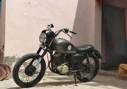 Suzuki gs150 fully modified in chopper style
