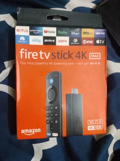 Amazon firetv stick 4k max +next-gen wi-fi 6