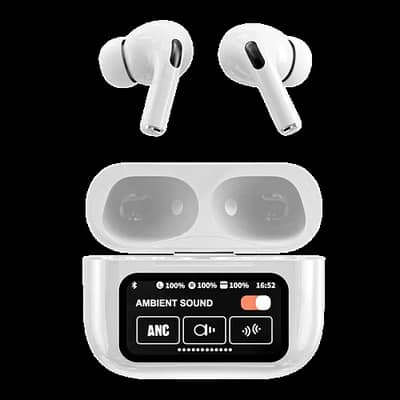 A9 Pro Earbuds LCD Touch Screen Case | ANC ENC | Bluetooth 5.4