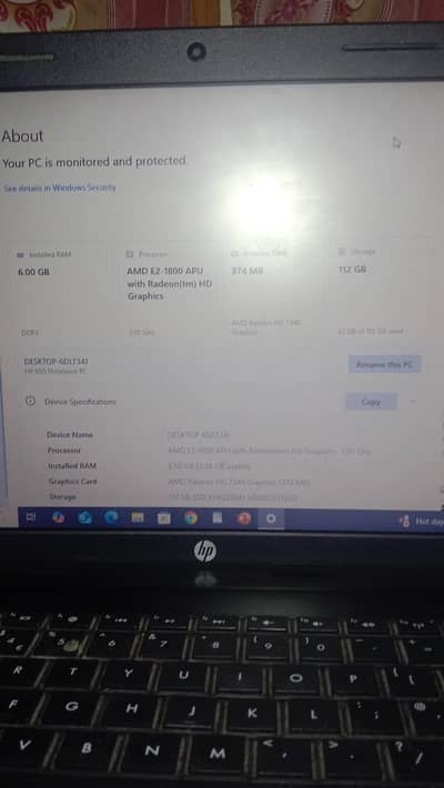 HP 655 Notebook