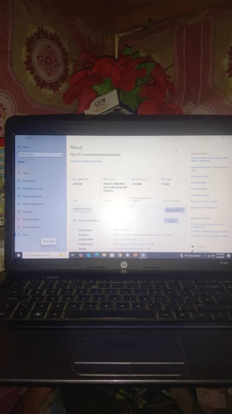 HP 655 Notebook 3