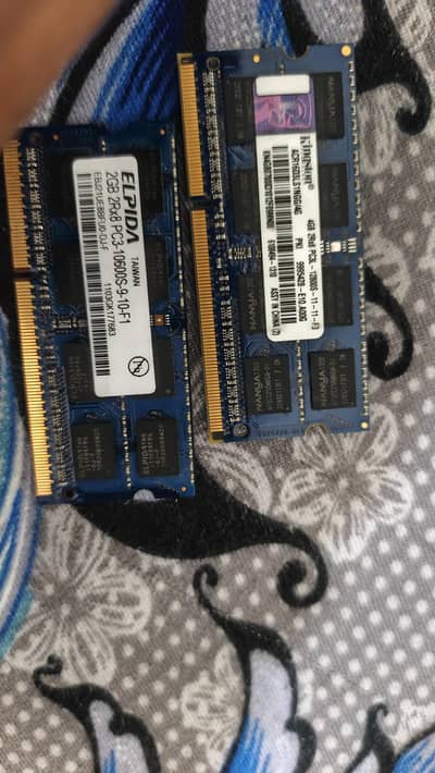 4gb and 2gb Ram