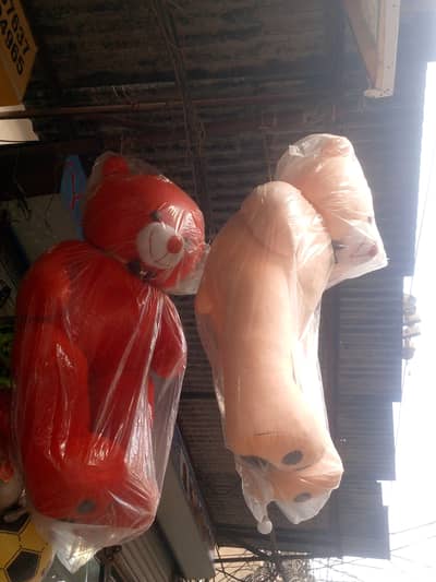 velvet stuff teddy bear 4ft