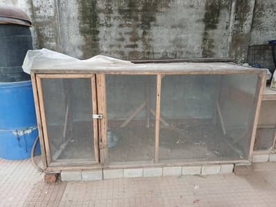 wooden cage