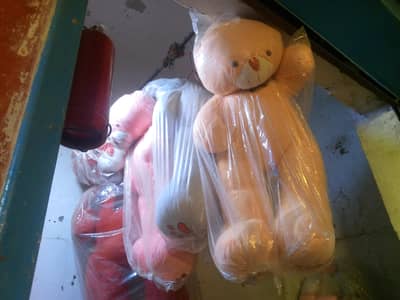 velvet stuff teddy bear 4ft