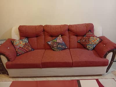 7 SEATER SOFA SET WITH CENTRE TABLE