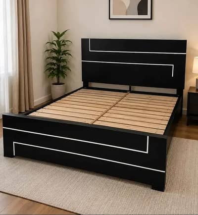 Wooden bed set-Queen size bed-Stylish bed set-bed for sale-bridal bed