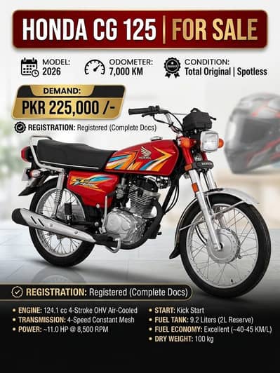 HONDA CG 125 (2026)