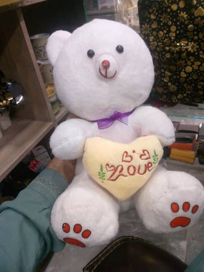 velvet stuff teddy bear