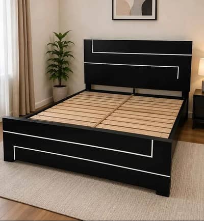 Bed set- king size bed-Luxury bed-Polish bed set- bed with side table