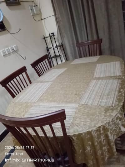 dining table with 6 chairs