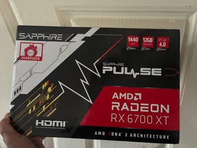 Sapphire Pulse AMD Radeon RX 6700 XT 12GB (With Box)