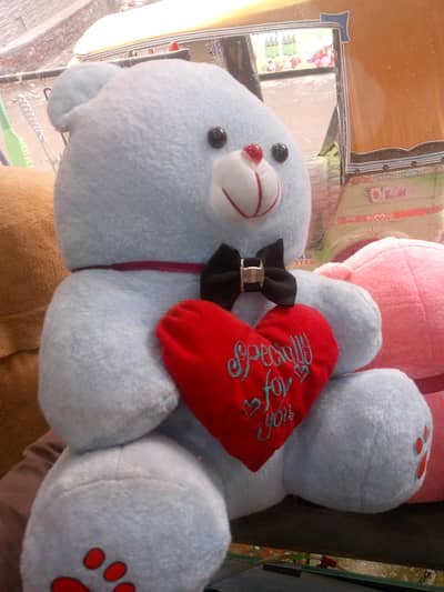 velvet stuff teddy bear 1.5ft