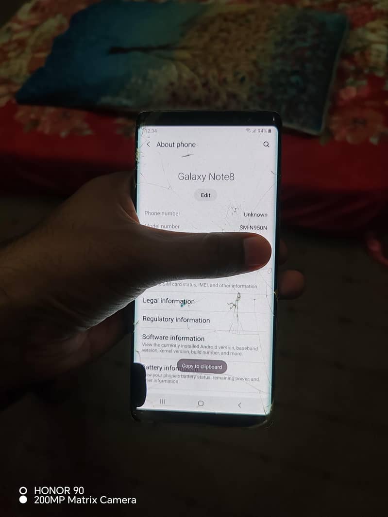 Samsung Mobile Note 8 5