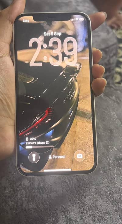 Apple iPhone 12 256gb dual sim official pta approved battery health 84