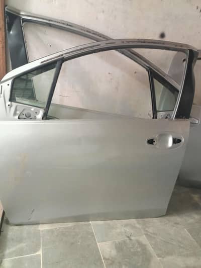 Toyota Vitz 2012 Genuine Front Door Silver Color (Bare Shell)