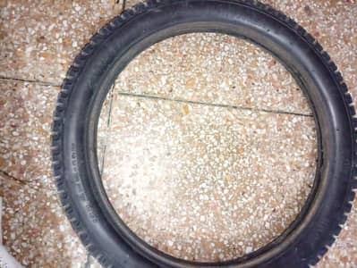 Front and back tyre of CD-70