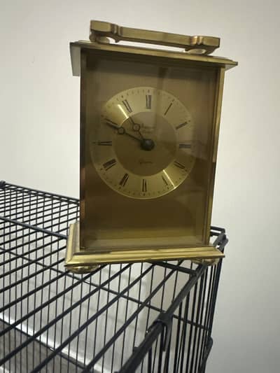 Rapport London Brass Quartz Table Clock