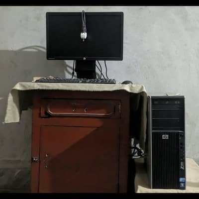 Complete HP PC Setup for Sale – CPU + Monitor + Keyboard + Mouse
