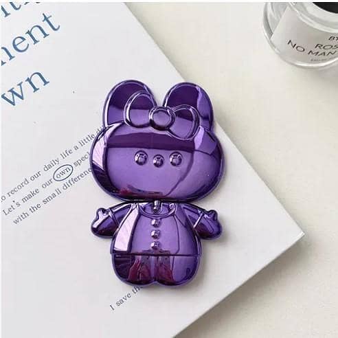 Hello Kitty Foldable Phone Holder & Pop Socket Stand – Purple (RA5238)