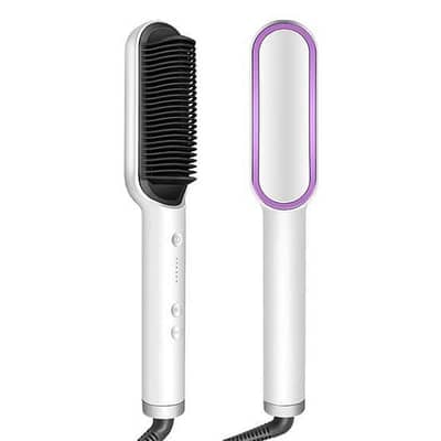 Hair Straightening Brush – Smooth & Straight Hair Styling Brush