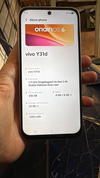 Vivo Y31