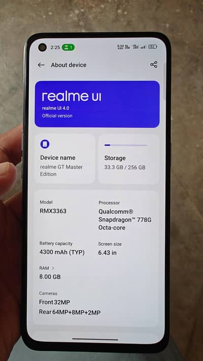 Realme GT Master Edition 8/256Gb