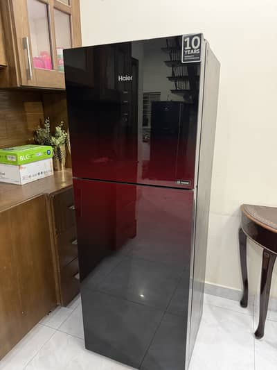 Haier Refrigerator Brand New Glass Door HRF-336