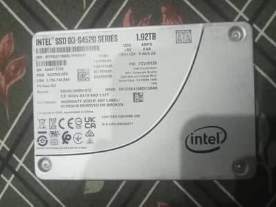 Enterprise grade Intel ssd 2tb