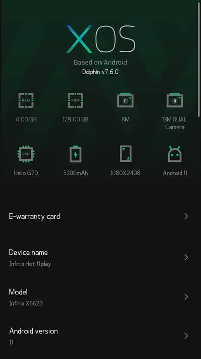 Infinix Hot 11 Play