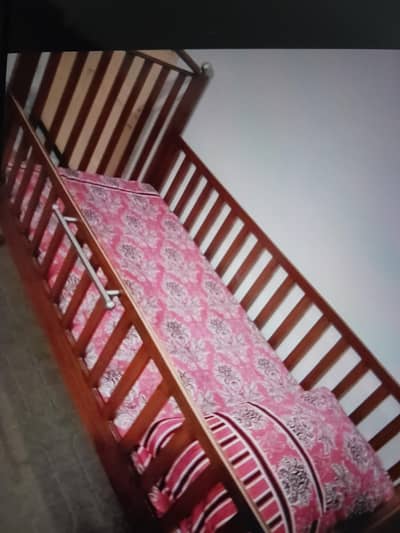 used kids bed for sale with foam condition 10/10