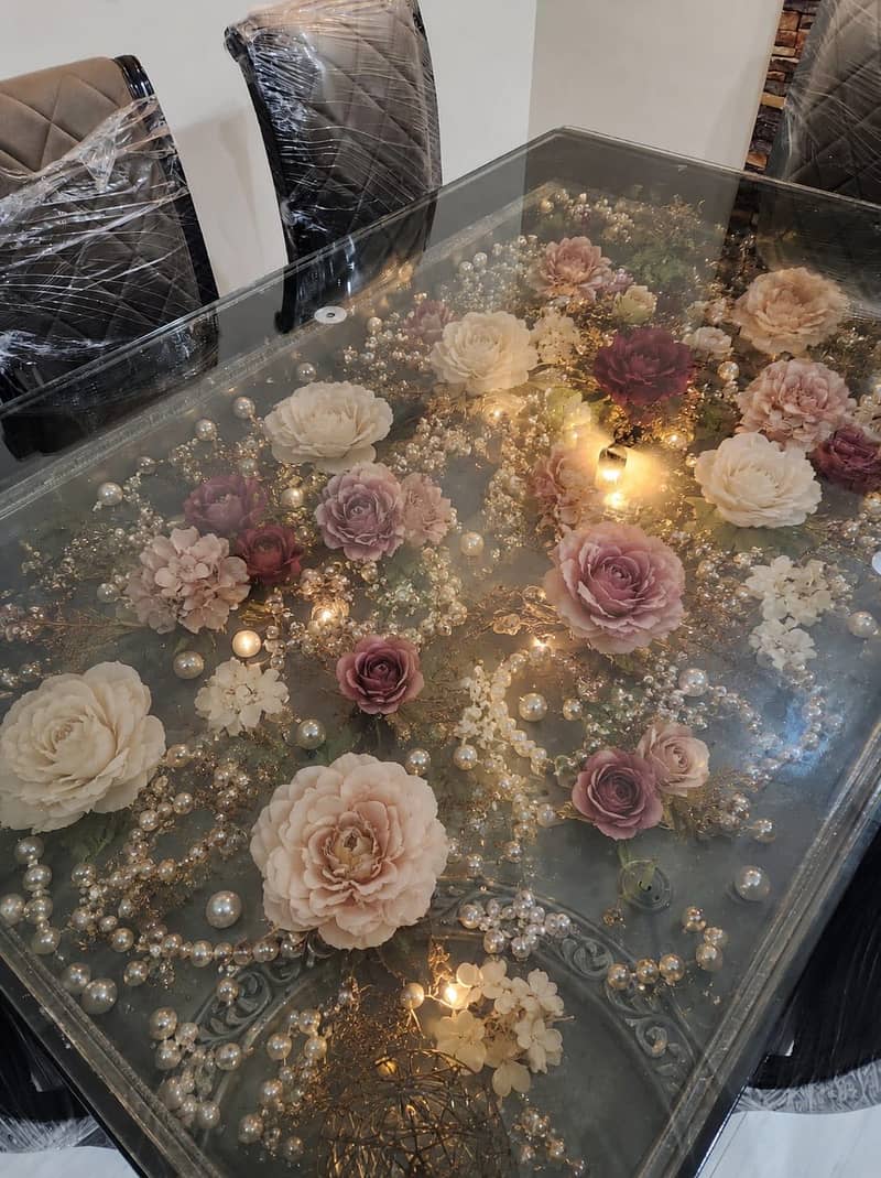 Glass Dining Table - 6 Persons 2