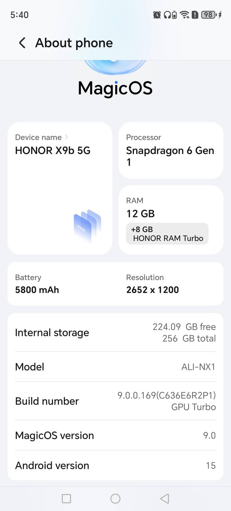 Honor X9b 1