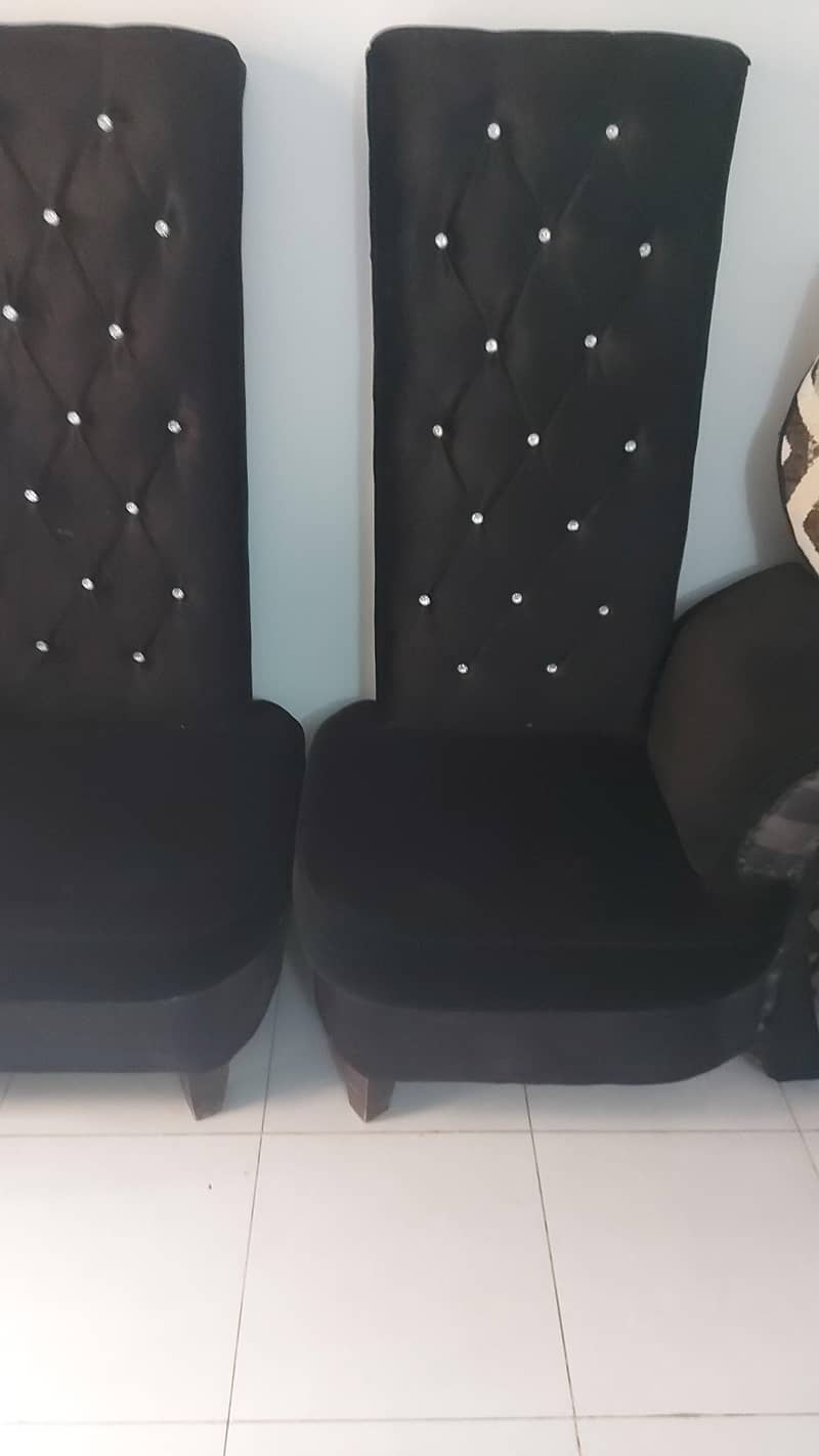 Black Suede Sofa 2