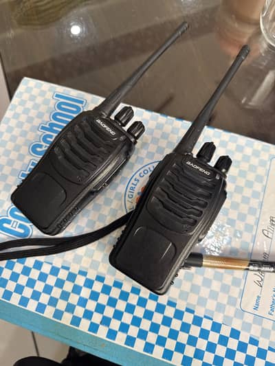 original wakie talkie with boxs and charger