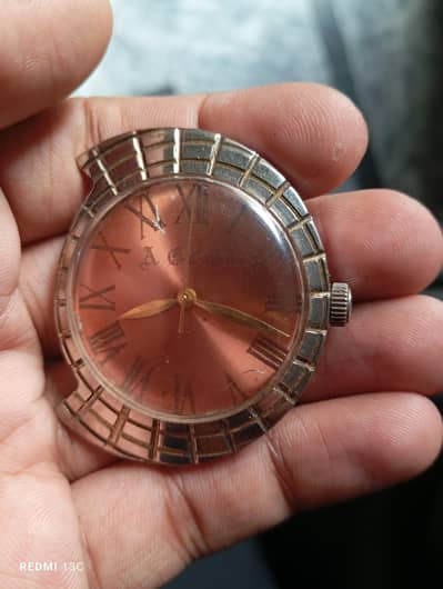 vintage manual wind watch.