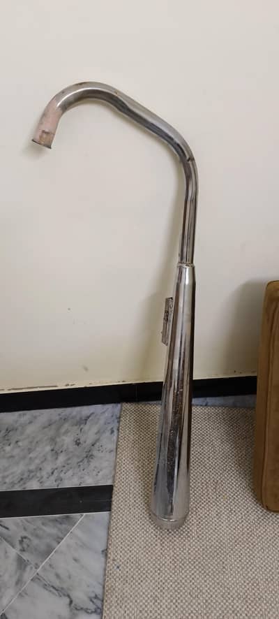 chrome Tanki Tapy and salanser of Honda 125