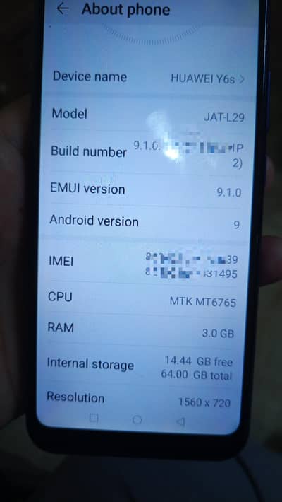 Huawei Y6s