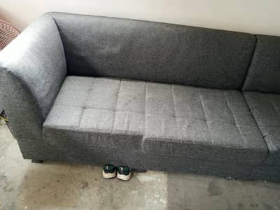 L-Shape Sofa Set + Table