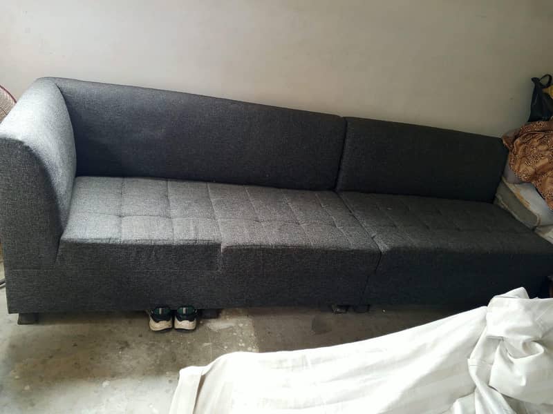 L-Shape Sofa Set + Table 2