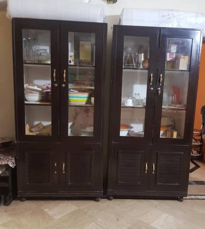 2 Show cases bartan almari just for sale