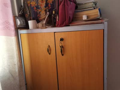 Door Wooden Cupboard / Almari with Lock – Good Condition