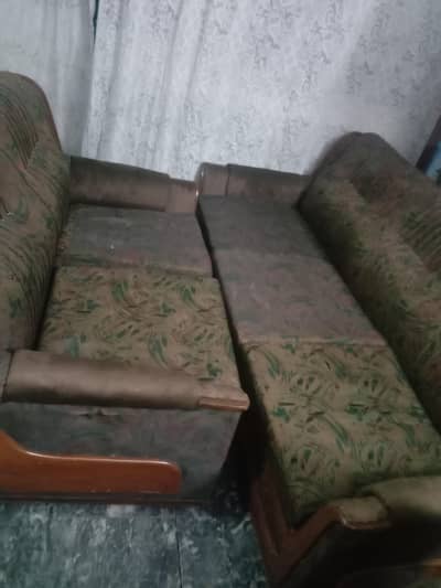 7 seater sofa set pure wood and moalty foam heavy good