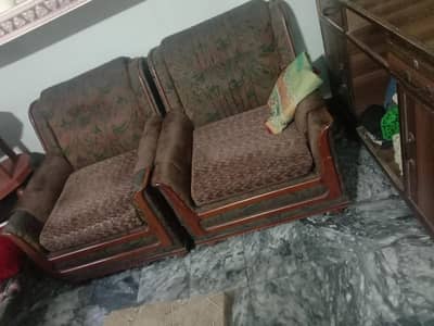 7 seater sofa set pure wood and moalty foam heavy good