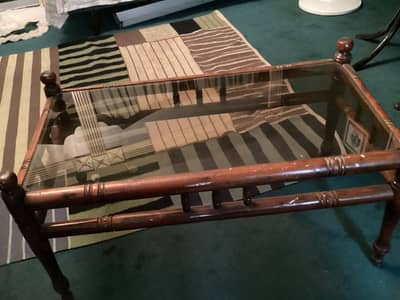 Brown wooden table